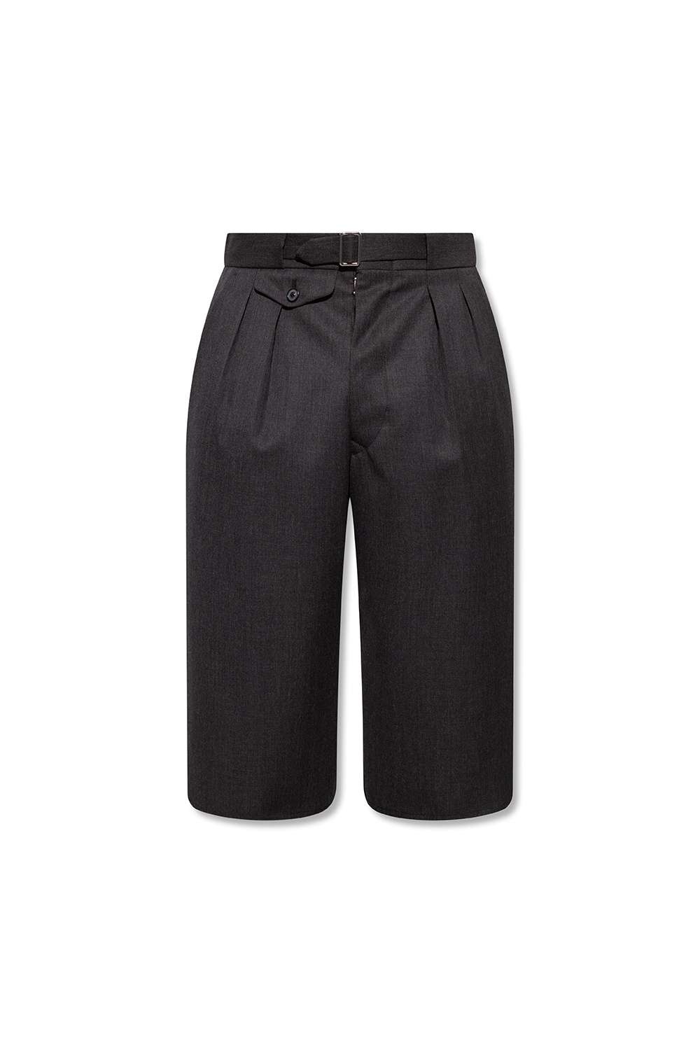 美品】Maison Margiela Wide-Leg Wool Shorts | nate-hospital.com